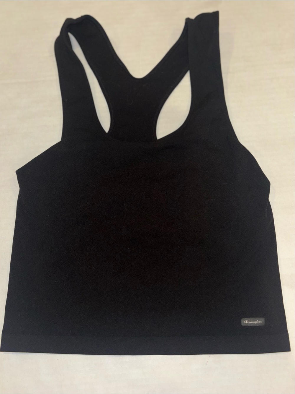Champion Black Racerback Sports Bra